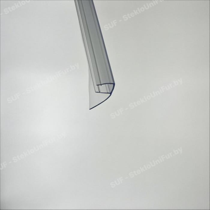 Профиль уплотнительный стекло 10 мм 2.2 метра. ПВХ, Прозрачный